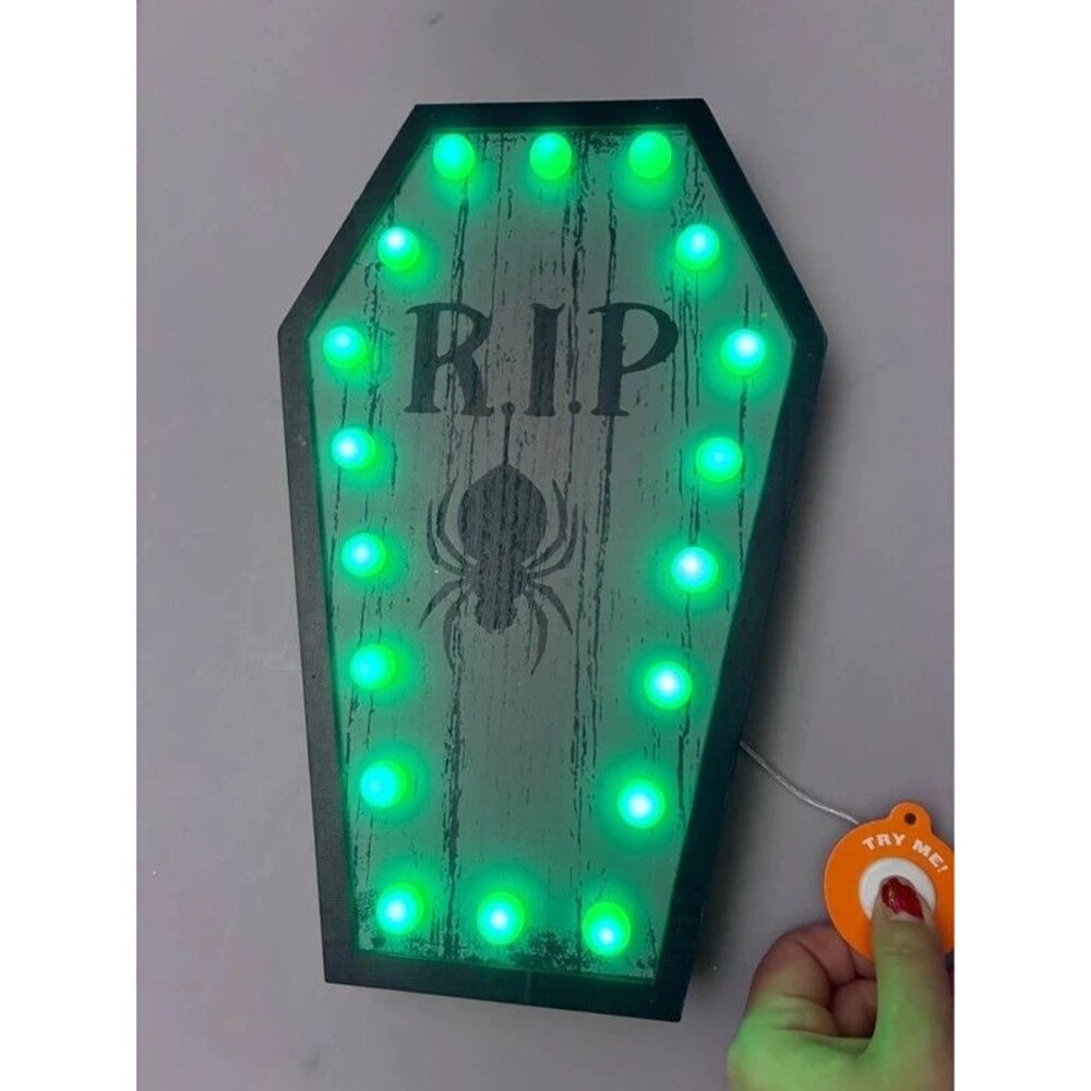 12” Hyde and Eek Light-Up Halloween Wall Decor